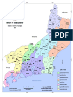 Mapa Das Regiões de Governo e Municípios Do Estado Do Rio de Janeiro - 2019 - CEPERJ