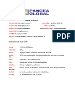 Refined Sunflower Oil Technical Data Sheet