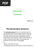 English Grammar: Dharini R