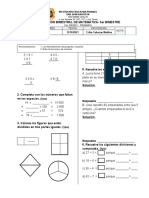 Evaluación Matemática 3B