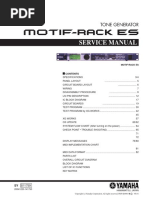 Service Manual: Motif-Rack Es