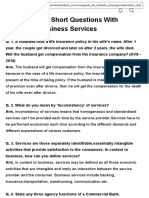 Previous Year Short Questions With Answers - Business Services Commerce Notes - EduRev