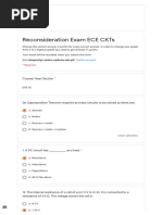 Reconsideration Exam ECE CKTs