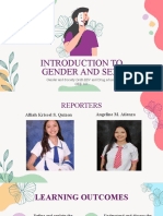 Introduction To Gender and Sex: Gender and Society (With HIV and Drug Abuse) GEE 101