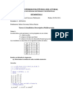 Tarea 4 - EST I