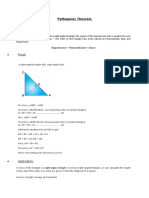 Pythagoras Theorem Statement-: Hypotenuse Perpendicular + Base