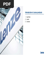 Introduction To Lenze Products: 1. Gear Motor 2. Inverter 3. Controller