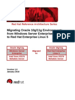 Migrating Oracle Windows 2 Rhel v1