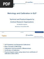 Metrology and Calibration in GLP