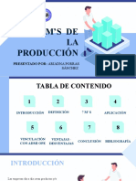 Las 7 M'S de La Producción - PPT Porras Sánchez Ariadna