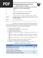 Informe N 01 - Informe Sobre Los Tramites Atendidos