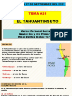 21 Tema El Tahuantinsuyo