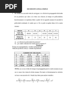 Regresion Lineal Ejercicios Resueltos