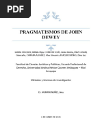 Pragmatismos de John Dewey