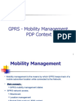 GPRS - Mobility Management, PDP Context