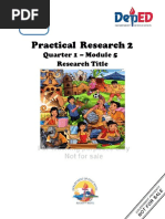 PR2 Module 5 Research Title