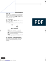 5 Minute Guide: 4 Press ENTER. 5 Use The MULTI JOG Dial To Choose Your Room Size