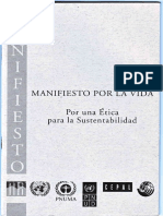 MANIFIESTO POR LA VIDA Por Una Ética para La Sustentabilidad