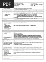 I. Objectives: Earth & Life Science