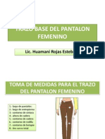 Trazo Base Del Pantalon Femenino PDF