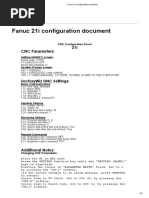 Fanuc 21i Configuration Document