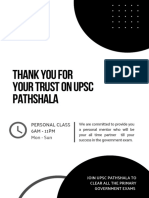 Thank You For Your Trusting UPSC PATHSHALA