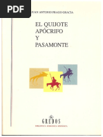 2005 El Quijote Apocrifo y Pasamonte