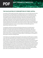 The Calculation of Consumption of Fixed Capital