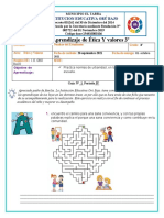 Etica y Valores 4 Periodo