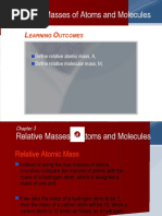 C03 Relative Masses of Atoms and Molecules