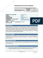 Contenido Programatico Calculo Integral