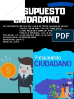 Presupuesto Ciudadano Pre-511