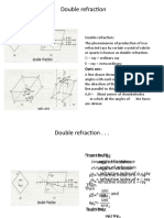 Double Refraction: Optic Axis