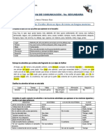 Ficha Comunicación 5to. La Conjunción y El Adverbio