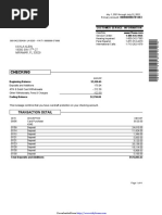 Bank Statement Template 20