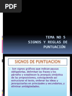 TEMA No 5 - Expresión Oral y Escrita