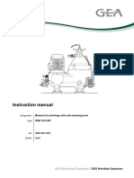 Instruction Manual: Mineral Oil Centrifuge With Self-Cleaning Bowl OSE 5-91-037