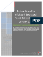 StructSteel Takeoff Instructions