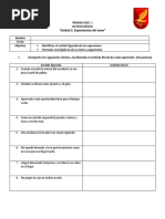 Prueba Coef. 1 Lengua y Literatura - Octavo Básico (Miércoles 8 de Septiembre) Lenguaje Figurado y Texto Argumentativo