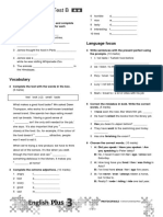 Unit 2 Standard Test B: Listening