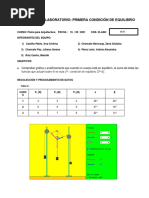 Reporte 05 - Primera Condición de Equilibrio