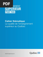 Cahier Qualite Enseignement Superieur