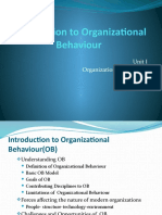 OB1 Introduction To Organizational Behaviour Week3