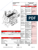 Engine Specification Sheet: Revision Date: de Pere, WI 54115 Curve Number