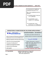 Conception Et Adaptation de Solutions Applicatives I