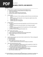 Chapter 1: Managers, Profits, and Markets: Multiple Choice