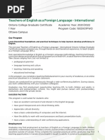 Teachers of English As A Foreign Language - International