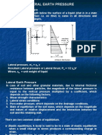 Lateral Earth Pressure