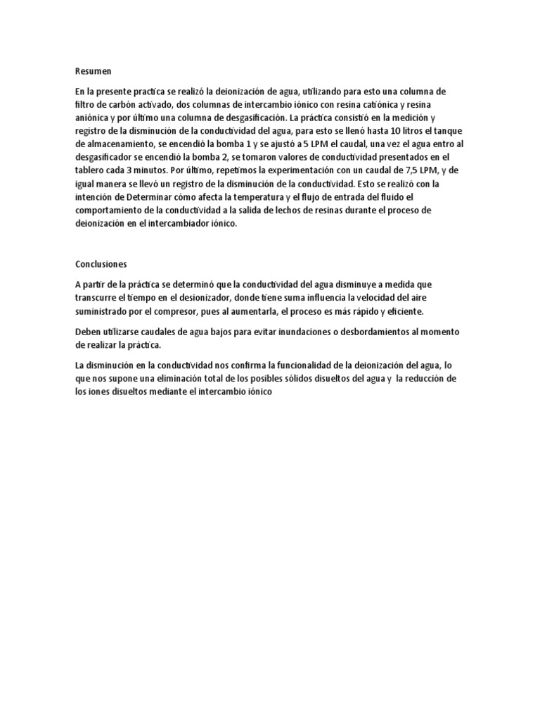 Resumen y Conclusion | PDF