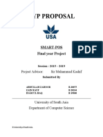 Fyp Proposal: Smart-Pos Final Year Project